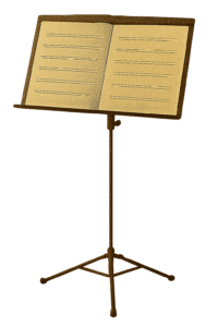 Music stand. Guitar grades